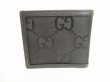 Photo2: GUCCI Off The Grid Black Nylon Leather Bifold Wallet #9006