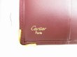 Photo10: Cartier Must de Cartier Bordeaux Leather Bifold Wallet Purse #9010