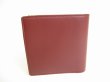 Photo2: Cartier Must de Cartier Bordeaux Leather Bifold Wallet Purse #9010