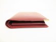 Photo5: Cartier Must de Cartier Bordeaux Leather Bifold Wallet Purse #9010