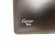 Photo10: Cartier Panthere de Cartier Black Leather Silver H/W Document Holders #9013