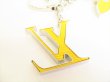 Photo3: LOUIS VUITTON Yellow Silver Bag Charm Key Holder Sac Fleures du epi #9014