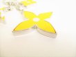 Photo4: LOUIS VUITTON Yellow Silver Bag Charm Key Holder Sac Fleures du epi #9014