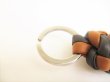 Photo8: BOTTEGA BENETA Intrecciato Dark Brown Brown Matt Leather Rope Key Ring Key Holder #9015