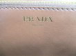 Photo10: PRADA Logo Jacquard Beige Canvas Brown Leather Flap Long Wallet #9025