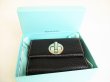 Photo12: Tiffany & Co. Black Leather Card Holder #9027