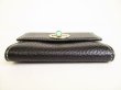 Photo5: Tiffany & Co. Black Leather Card Holder #9027