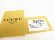 Photo11: LOEWE Anagram Black Leather Bifold Bill Wallet Compact Wallet #9029