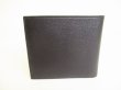 Photo2: LOEWE Anagram Black Leather Bifold Bill Wallet Compact Wallet #9029