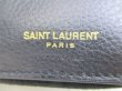 Photo10: Saint Laurent Paris YSL Tinny Monogram Black Leather Bifold Wallet #9031