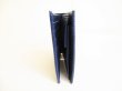 Photo4: Salvatore Ferragamo Gancini Navy Blue Leather Bifold Wallet #9032