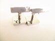 Photo5: LOUIS VUITTON Silver Stainless Steel Champs Elysees Cufflinks Cuffs #9053