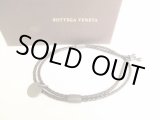 Photo: BOTTEGA BENETA Intrecciato Dark Brown Leather Bangle Bracelet #9056