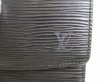 Photo12: LOUIS VUITTON Epi Black Leather Trifold Card Holder #9057