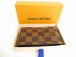 Photo12: LOUIS VUITTON Damier Brown Leather Cigarette Case Tabacco Case #9058