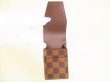 Photo8: LOUIS VUITTON Damier Brown Leather Cigarette Case Tabacco Case #9058