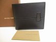 Photo1: BOTTEGA VENETA Black Leather Bifold Wallet Compact Wallet #9059