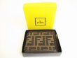 Photo12: FENDI Zucca Canvas Dark Brown Leather Bifold Wallet Compact Wallet #9061