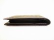 Photo6: FENDI Zucca Canvas Dark Brown Leather Bifold Wallet Compact Wallet #9061