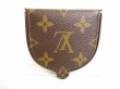 Photo2: LOUIS VUITTON Monogram Brown Leather Coin Purse Porto Monnaie Gousset #9063