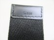 Photo11: LOUIS VUITTON Black Logo Canvas Silver Buckle 35MM Belt #9071