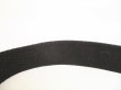 Photo4: LOUIS VUITTON Black Logo Canvas Silver Buckle 35MM Belt #9071