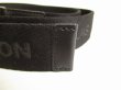 Photo6: LOUIS VUITTON Black Logo Canvas Silver Buckle 35MM Belt #9071