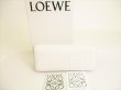 Photo1: LOEWE Anagram White Leather Bifold Long Wallet Flap Wallet #9074