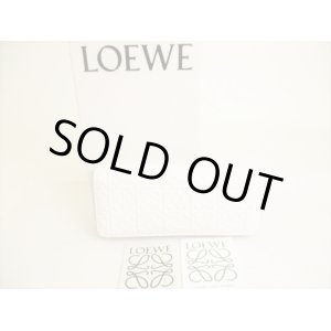 Photo: LOEWE Anagram White Leather Bifold Long Wallet Flap Wallet #9074