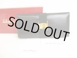 Photo: Salvatore Ferragamo Vala Black Leather Bifold Flap Long Wallet #9078