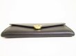 Photo5: FENDI Black Leather Flap Long Wallet Continental Wallet #9090