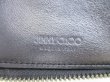 Photo10: Jimmy Choo Black Grossy Embossed Stars Leather Bifold Wallet Compact Wallet #9095