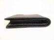 Photo6: BVLGARI Black Leather PVC Canvas Mirerige Bifold Wallet #9098