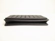 Photo5: BOTTEGA VENETA Intrecciato Black Leather Business Card Holder #9107