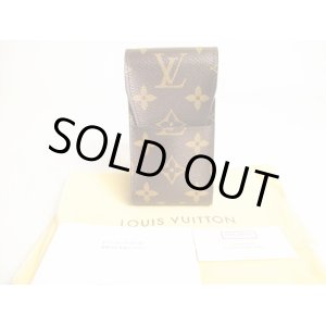 Photo: LOUIS VUITTON Monogram Leather Brown Cigarette Cases #9108