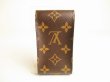 Photo2: LOUIS VUITTON Monogram Leather Brown Cigarette Cases #9108