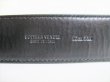 Photo10: BOTTEGA VENETA Black Leather Belt Waist Size 80-92 M #9111