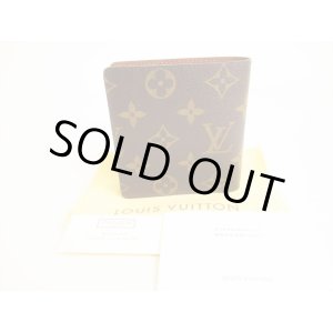 Photo: LOUIS VUITTON Monogram Brown Leather Bifold Bill Wallet #9121