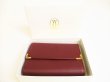 Photo12: Cartier Must de Cartier Bordeaux Leather Trifold Wallet #9122