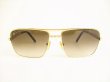 Photo2: LOUIS VUITTON Gold Metal Sunglasses Eye Wear Pilot Attitude #9128