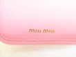 Photo10: miumiu Rose Leather Matelasse Bifold Wallet Compact Wallet #9129