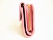 Photo3: miumiu Rose Leather Matelasse Bifold Wallet Compact Wallet #9129