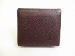 Photo1: LOUIS VUITTON Taiga Bordeaux Leather Coin Purse Porto Monnaie Boite #9130