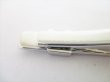 Photo9: LOUIS VUITTON Silver Steel LV Motif Necktie Pin Tie Clip #9131