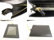 Photo9: PRADA Black City Calf Leather Gold H/W Flap Long Wallet #9140