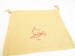 Photo12: Christian Louboutin Brown Calf Kraft Leather Round Zip Wallet #9142