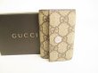 Photo1: GUCCI GG Plus Brown PVC Canvas 6 Pics Key Cases #9145