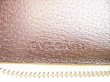 Photo10: BVLGARI Logo Mania Beige Canvas Brown Leather Bifold Wallet #9157