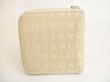 Photo2: BVLGARI Logo Mania Beige Canvas Brown Leather Bifold Wallet #9157