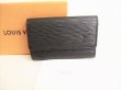 Photo1: LOUIS VUITTON Epi Black Leather Multicles 6 Key Cases #9159